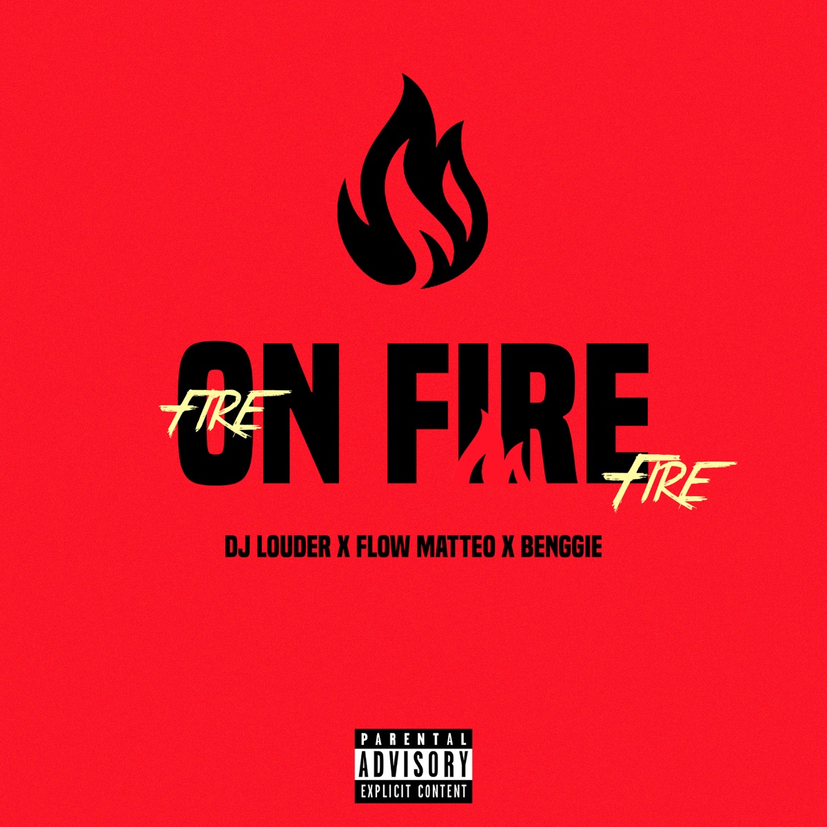 On Fire (feat. Benggie & Flow Matteo) - Single by DJ Louder album cover