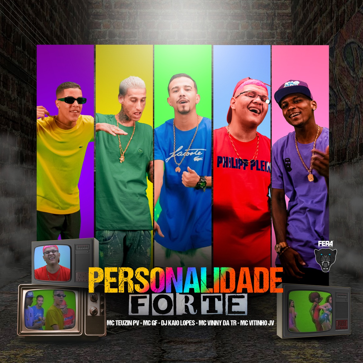 Personalidade Forte (feat. MC Vitinho Jv & mc gf) - Single by DJ KAIO LOPES, Mc Teuzin PV & Mc Vinny da TR album cover