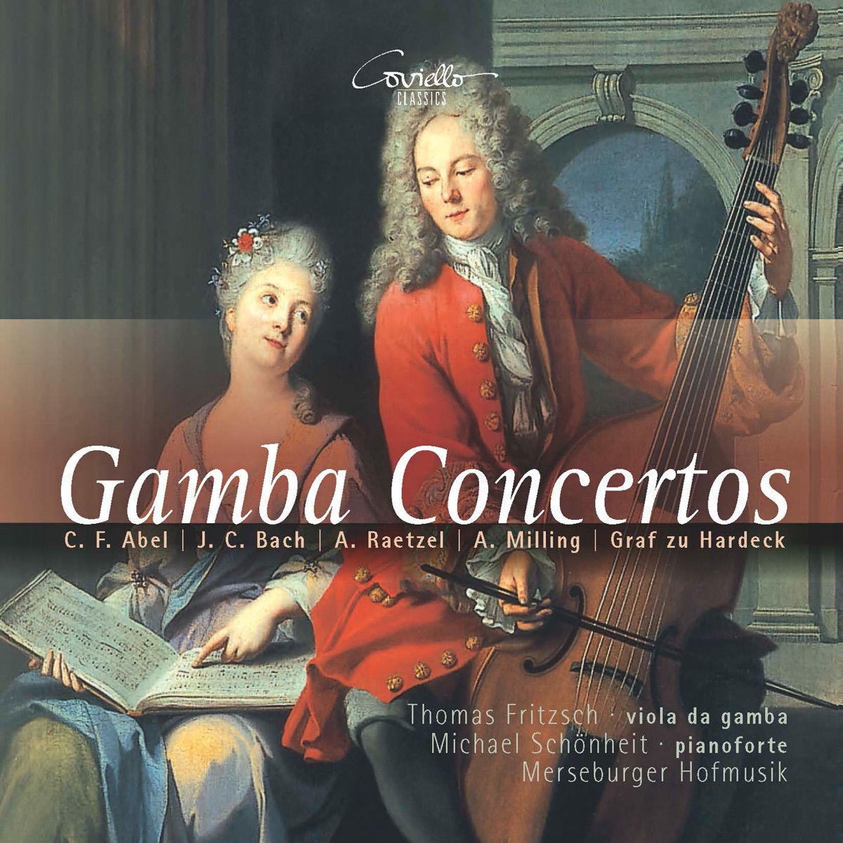 Gamba Concertos (The Viola da Gamba in the Spotlight) by Thomas Fritzsch, Michael Schönheit & Merseburger Hofmusik album cover