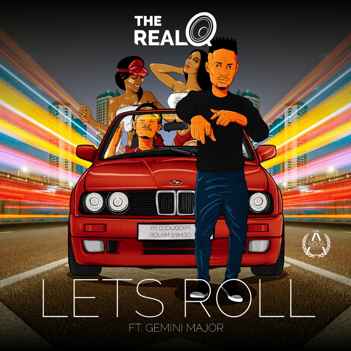 Lets roll (feat. Gemini Major) - Single by The Real Q album cover