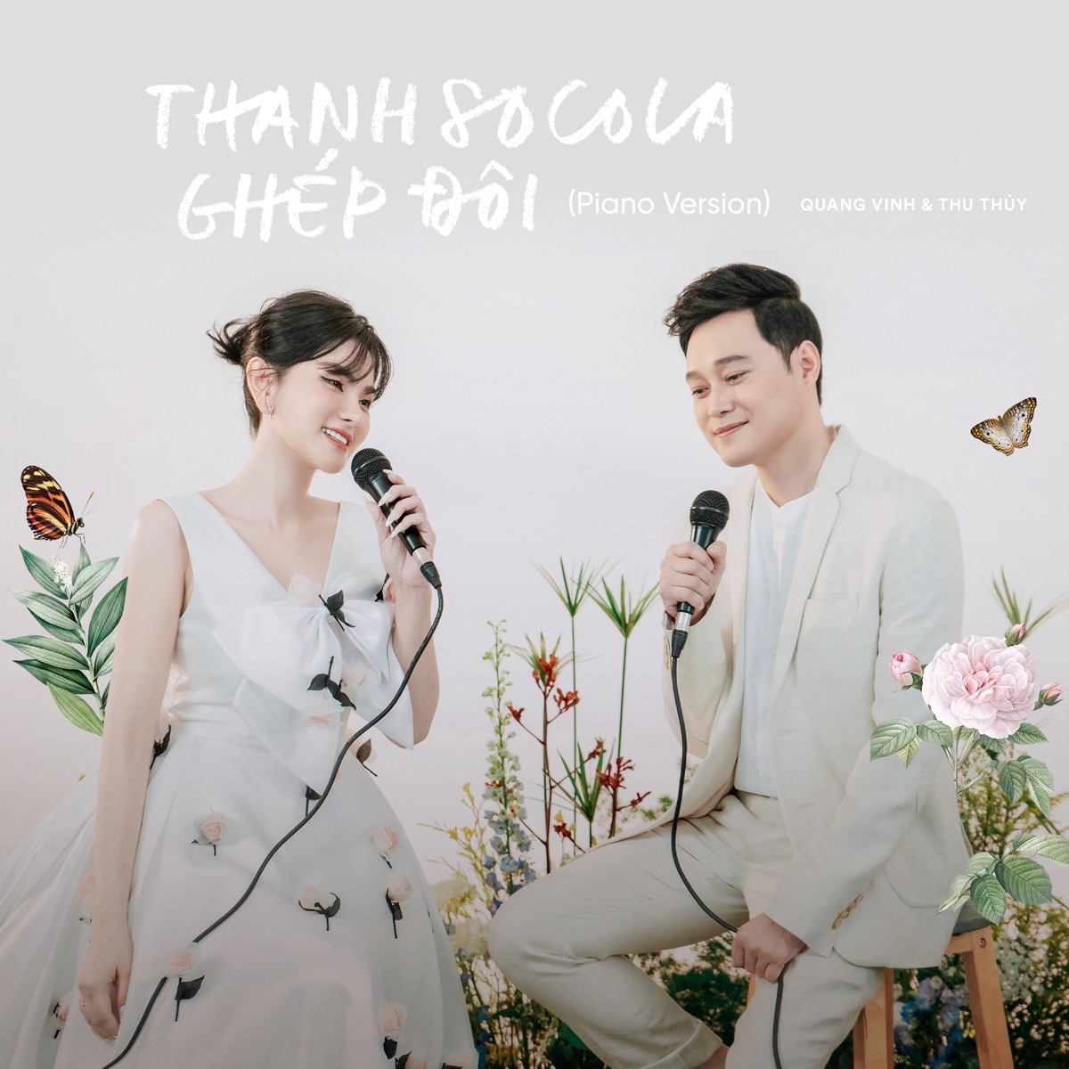 Thanh Socola Ghép Đôi (Piano Version) - Single by Quang Vinh & Thu Thuỷ album cover
