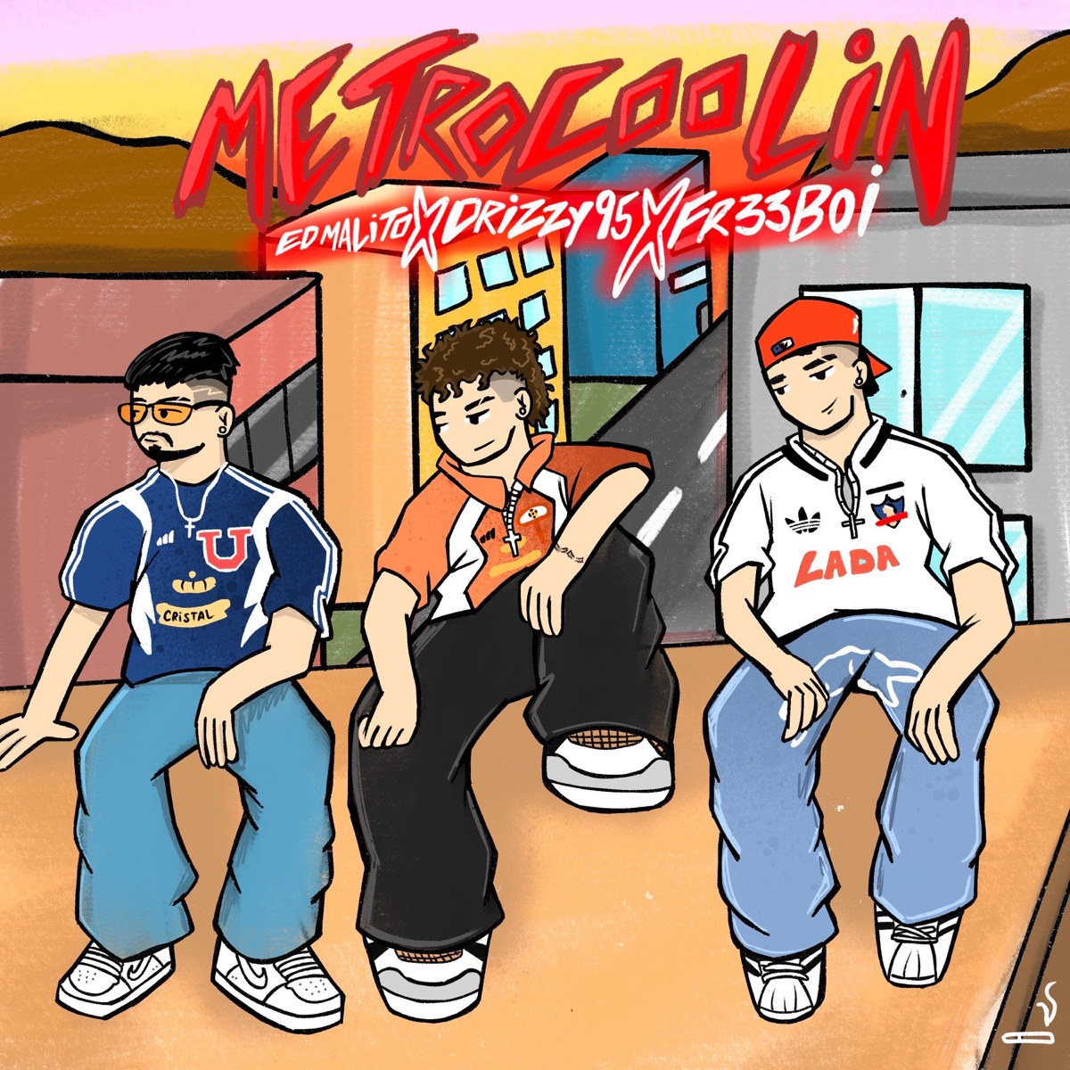 METROCOOLIN - EP by Drizzy95 & Ed Malito album cover