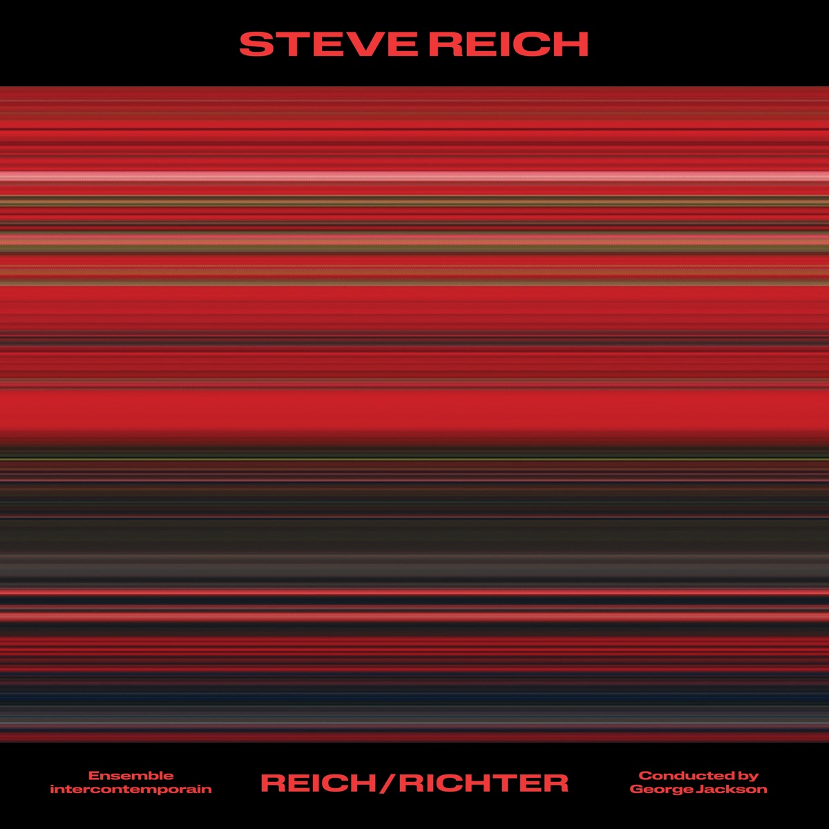 Steve Reich: Reich/Richter by George Jackson & Ensemble Intercontemporain album cover