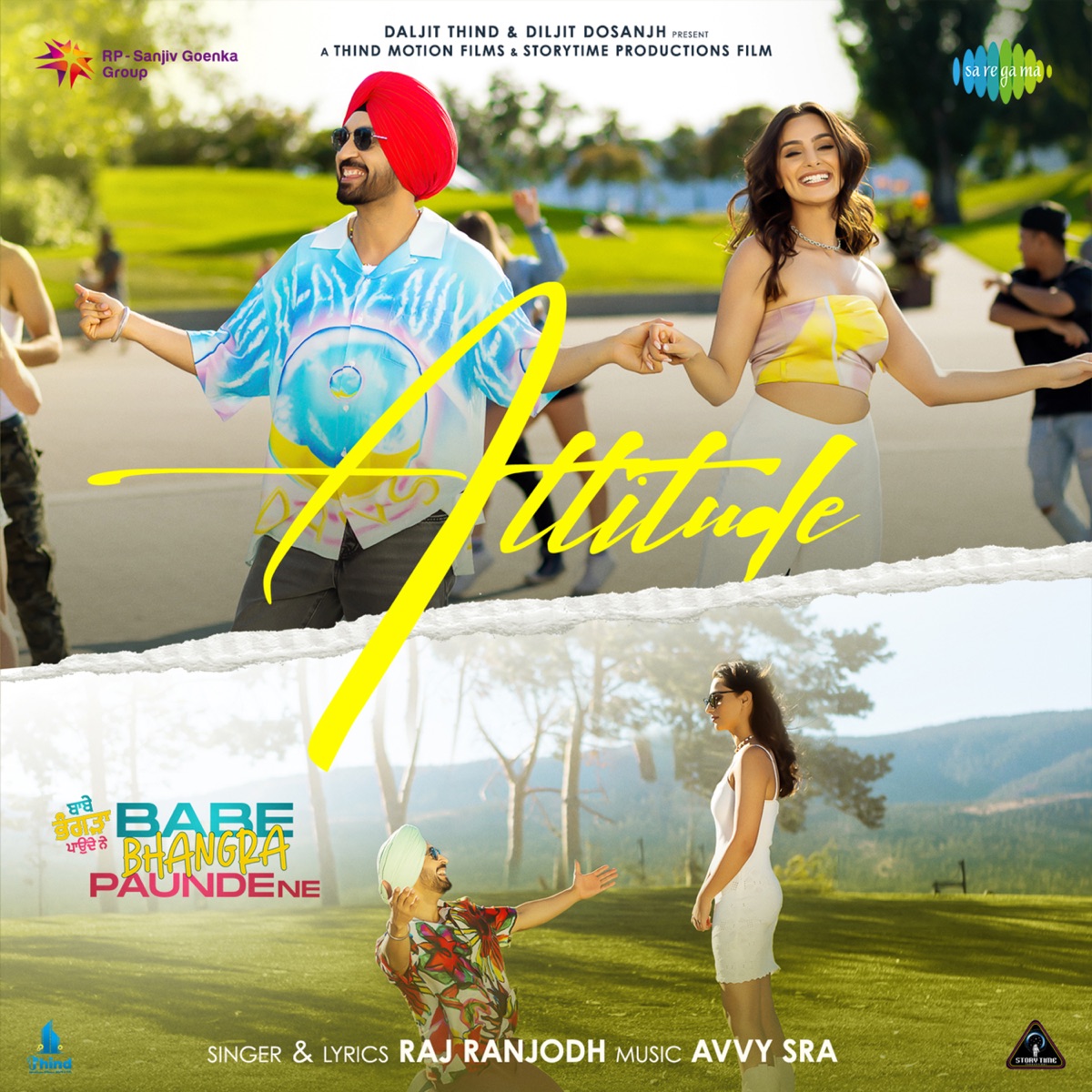 Attitude (From "Babe Bhangra Paunde Ne") - Single by Raj Ranjodh & Avvy Sra album cover