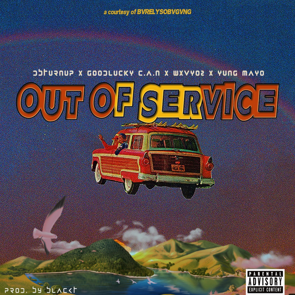 OUT OF SERViCE! (feat. GOODLUCKY C.A.N, Wavy 02 & Yung Mayo) - Single by DBturnUp album cover