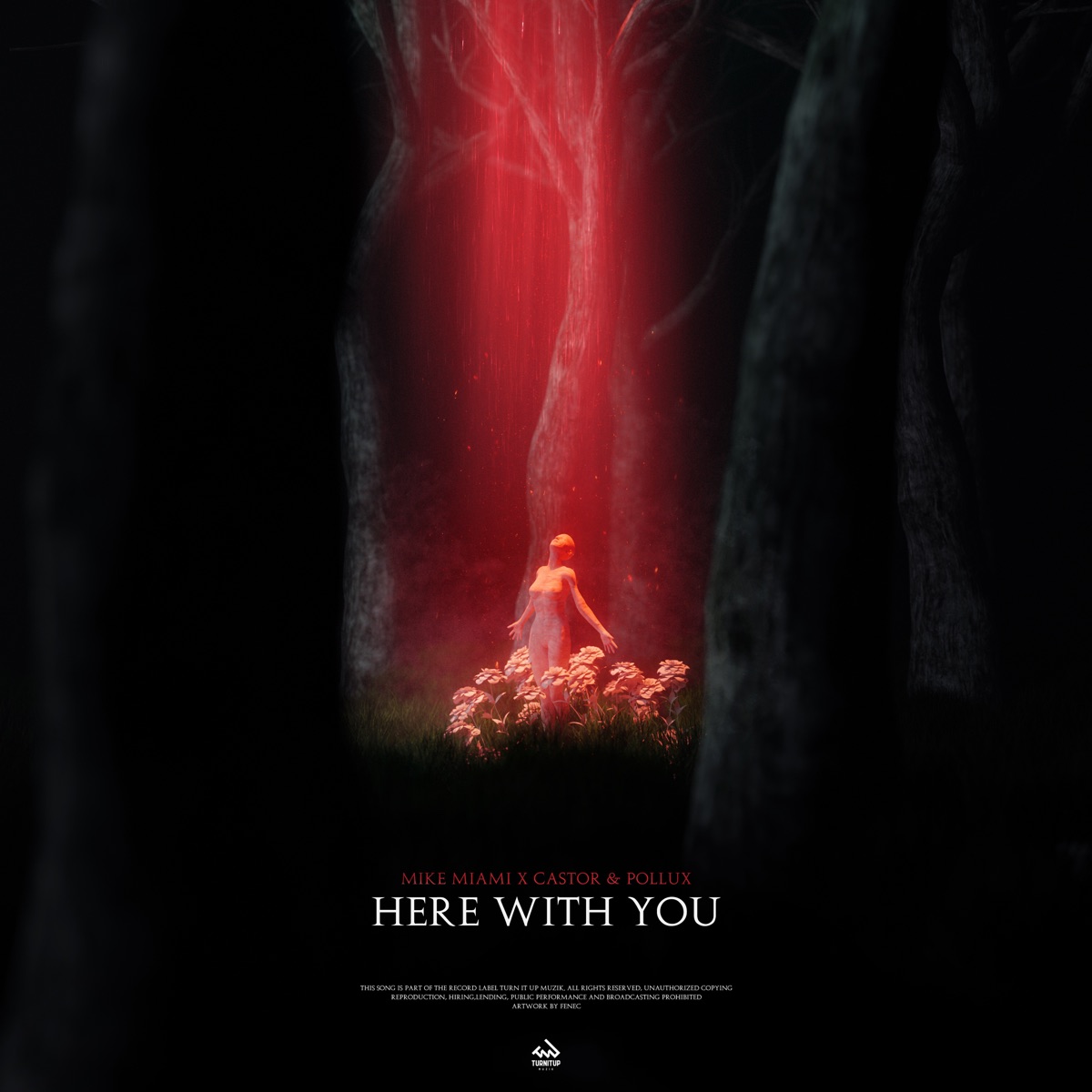 Here with You - Single by Mike Miami & Castor & Pollux album cover