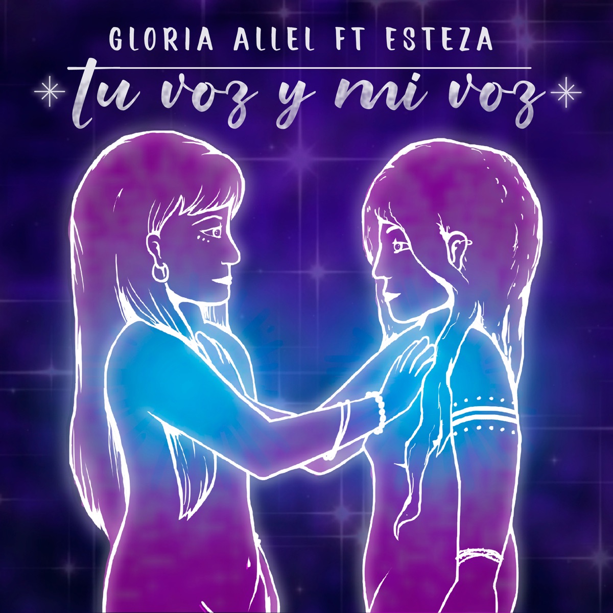 Tu Voz y Mi Voz (feat. Esteza) - Single by Gloria Allel album cover