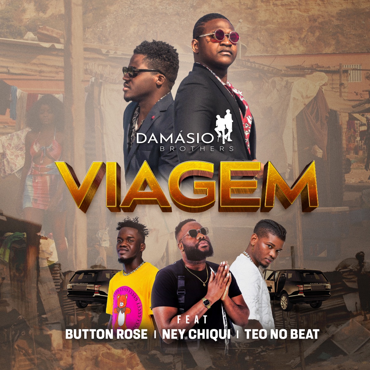 Viagem (feat. Button Rose, Ney Chiqui & Teo No Beat) - Single by Damásio Brothers album cover