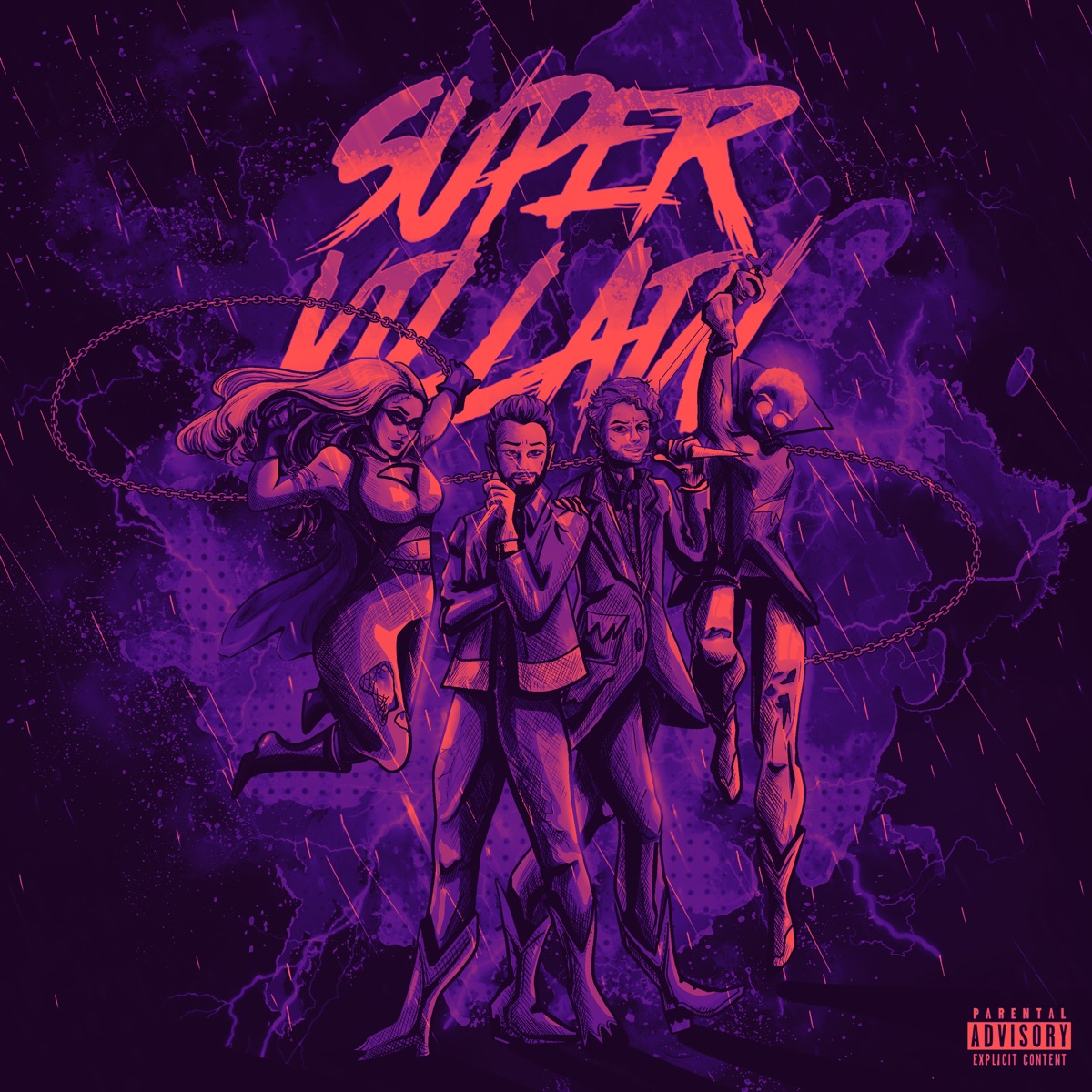 Super Villain (feat. Kendyle Paige) - Single by Stileto & Silent Child album cover