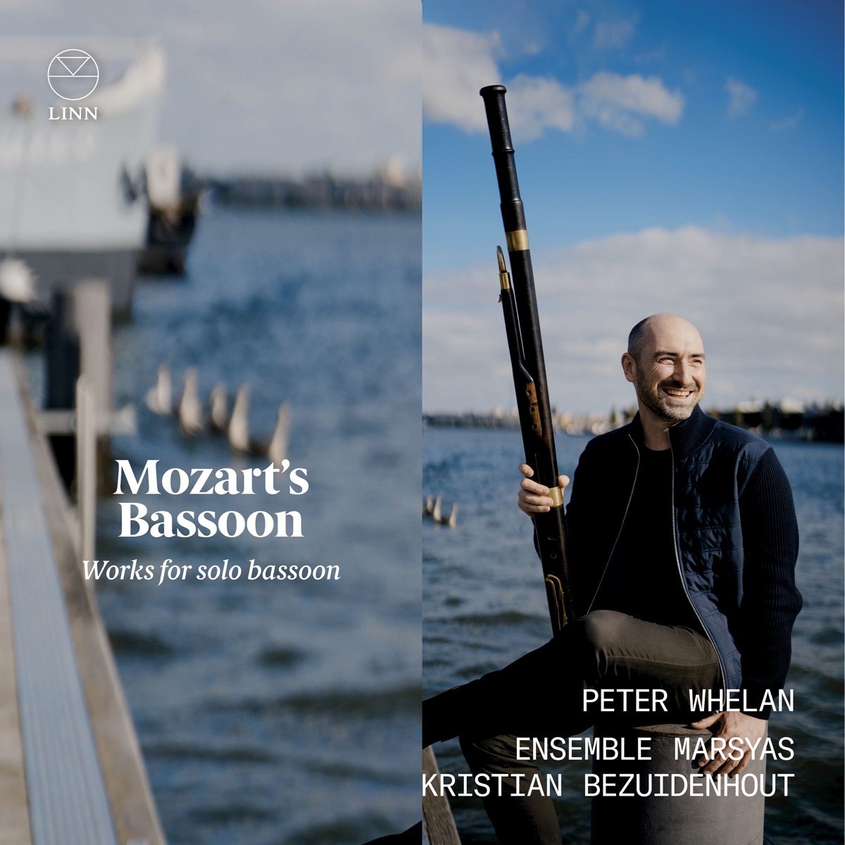 Mozart's Bassoon. Works for Solo Bassoon by Peter Whelan, Ensemble Marsyas & Kristian Bezuidenhout album cover