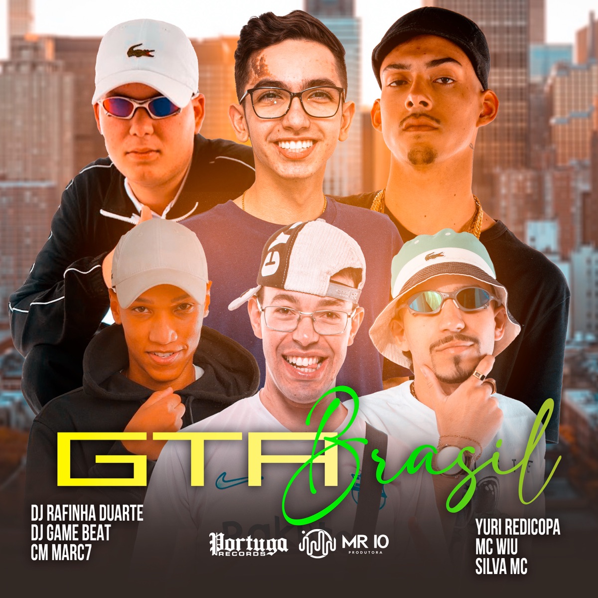 Gta Brasil (feat. Silva MC, MC Marc 7 & MC Wiu) - Single by DJ Rafinha Duarte, dj game beat & Yuri Redicopa album cover