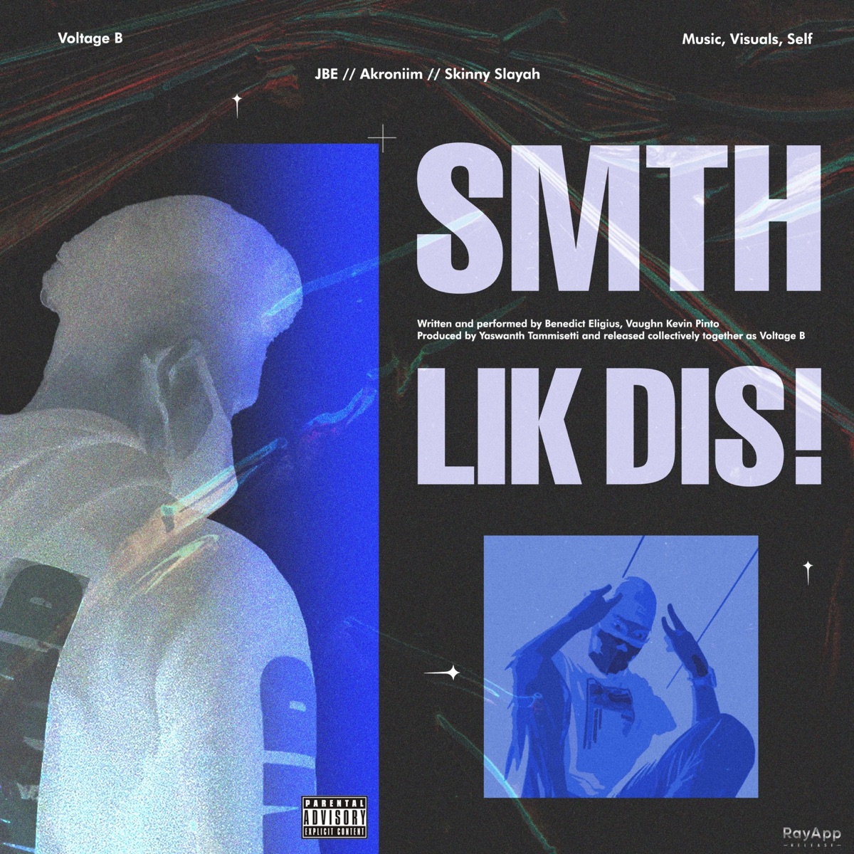 SMTH LIK DIS! - Single by JBE, Skinny Slayah & Akroniim album cover
