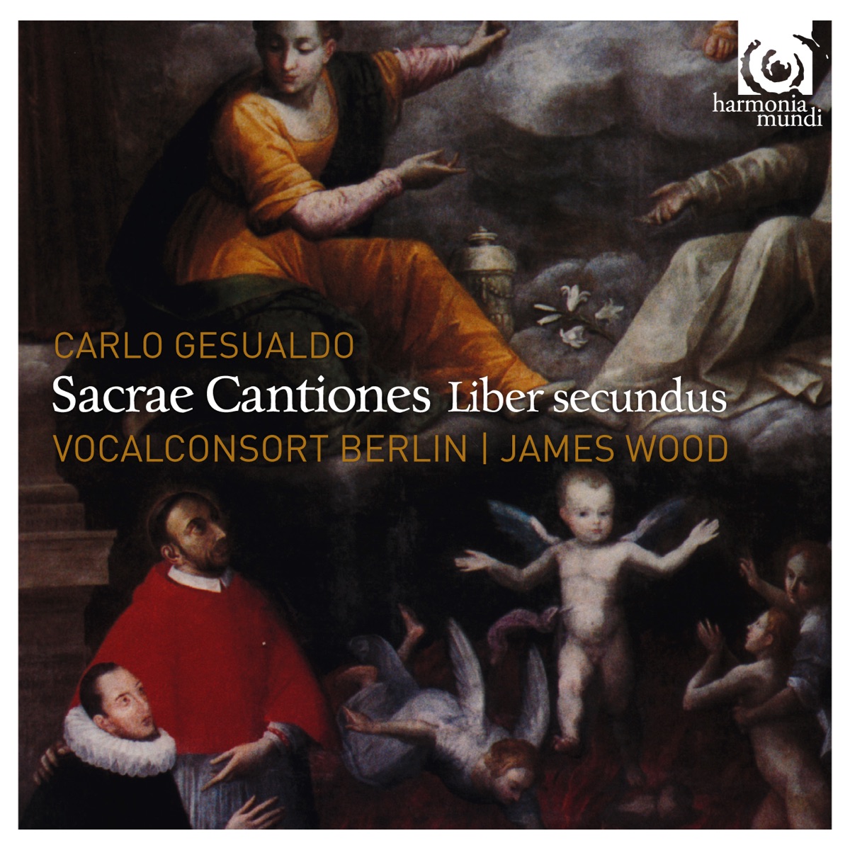 Gesualdo: Sacrae Cantiones Liber secundus by Vocalconsort Berlin & James Wood album cover