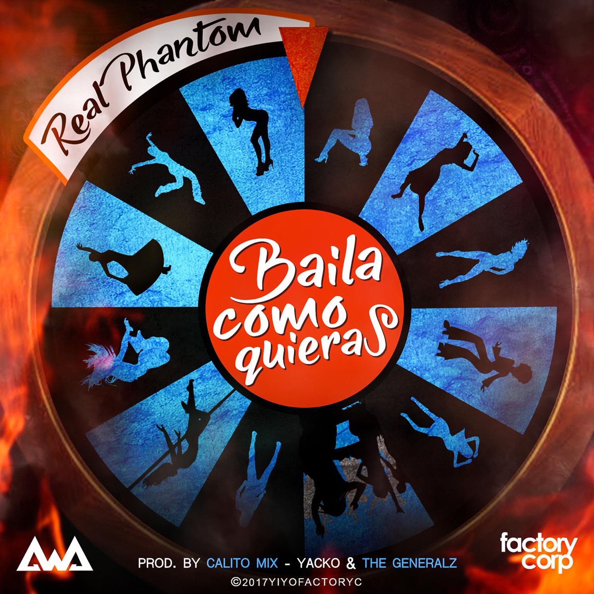 Baila Como Quieras - Single by Real Phantom album cover