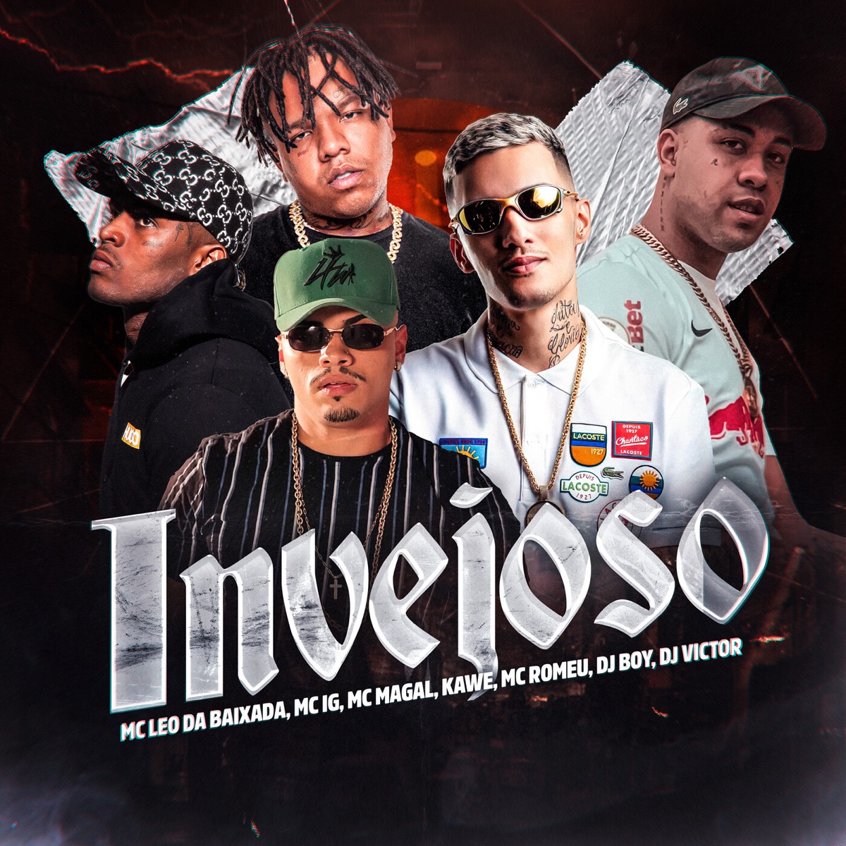 Invejoso (feat. Kawe & Mc Romeu) - Single by Mc Léo da Baixada, Mc IG & MC Magal album cover