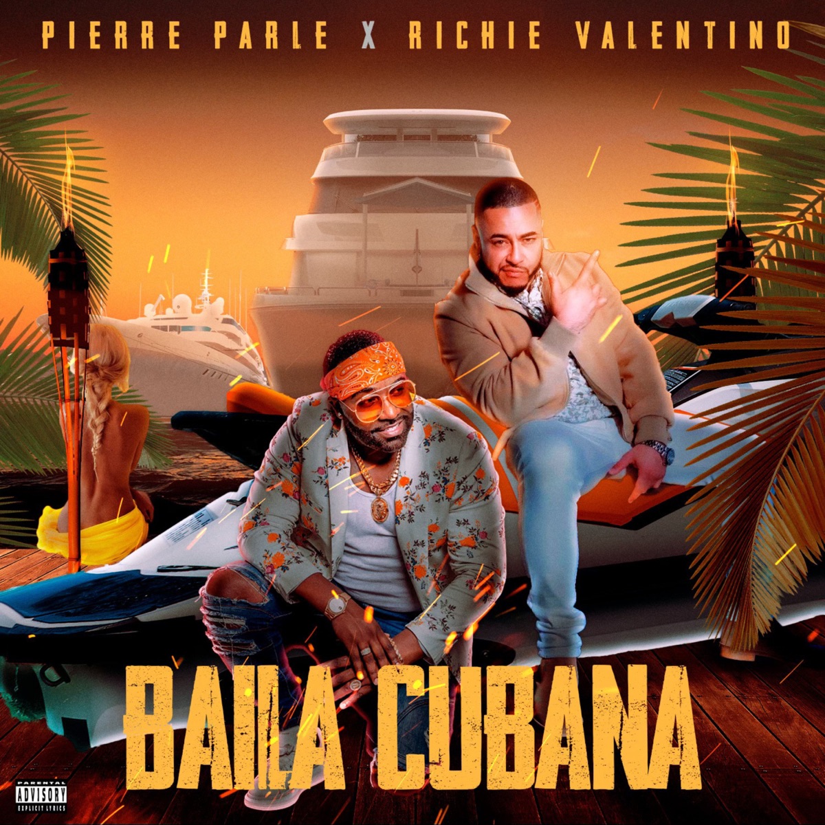 BAILA CUBANA - Single by Pierre Parle & Richie Valentino album cover