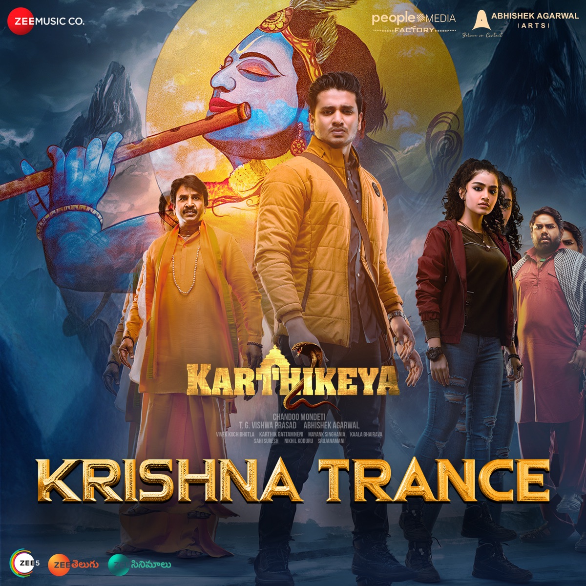 Krishna Trance (From "Karthikeya 2") - Single by Kaala Bhairava album cover