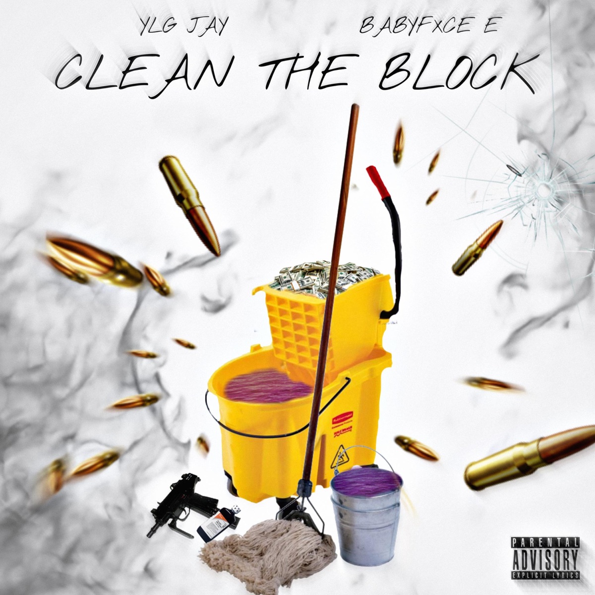Clean the Block (feat. Babyfxce E) - Single by YLG JAY album cover artwork