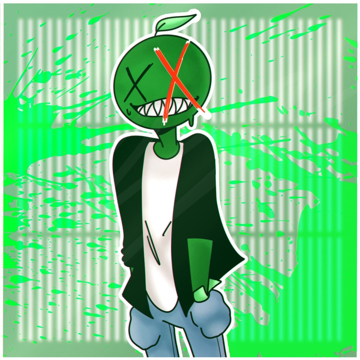 FAKE SMILE - Single by GREEN ORXNGE album cover