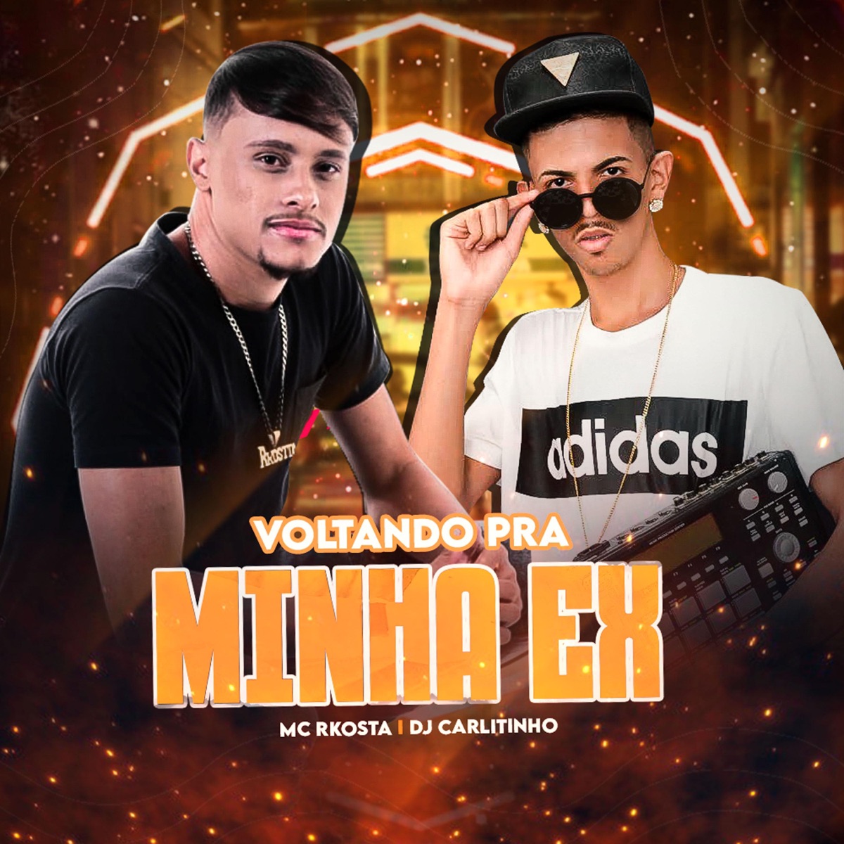 Voltando Pra Minha Ex - Single by Dj Carlitinho & Mc Rkostta album cover