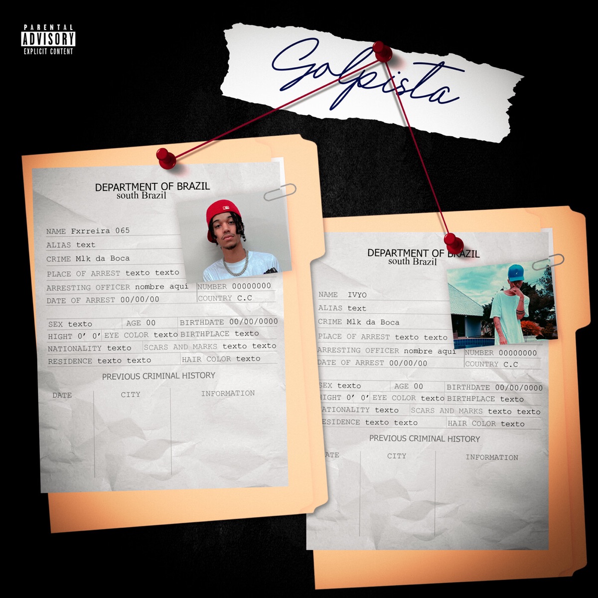 GOLPISTA (feat. IVYO) - Single by Fxrreira 065 album cover