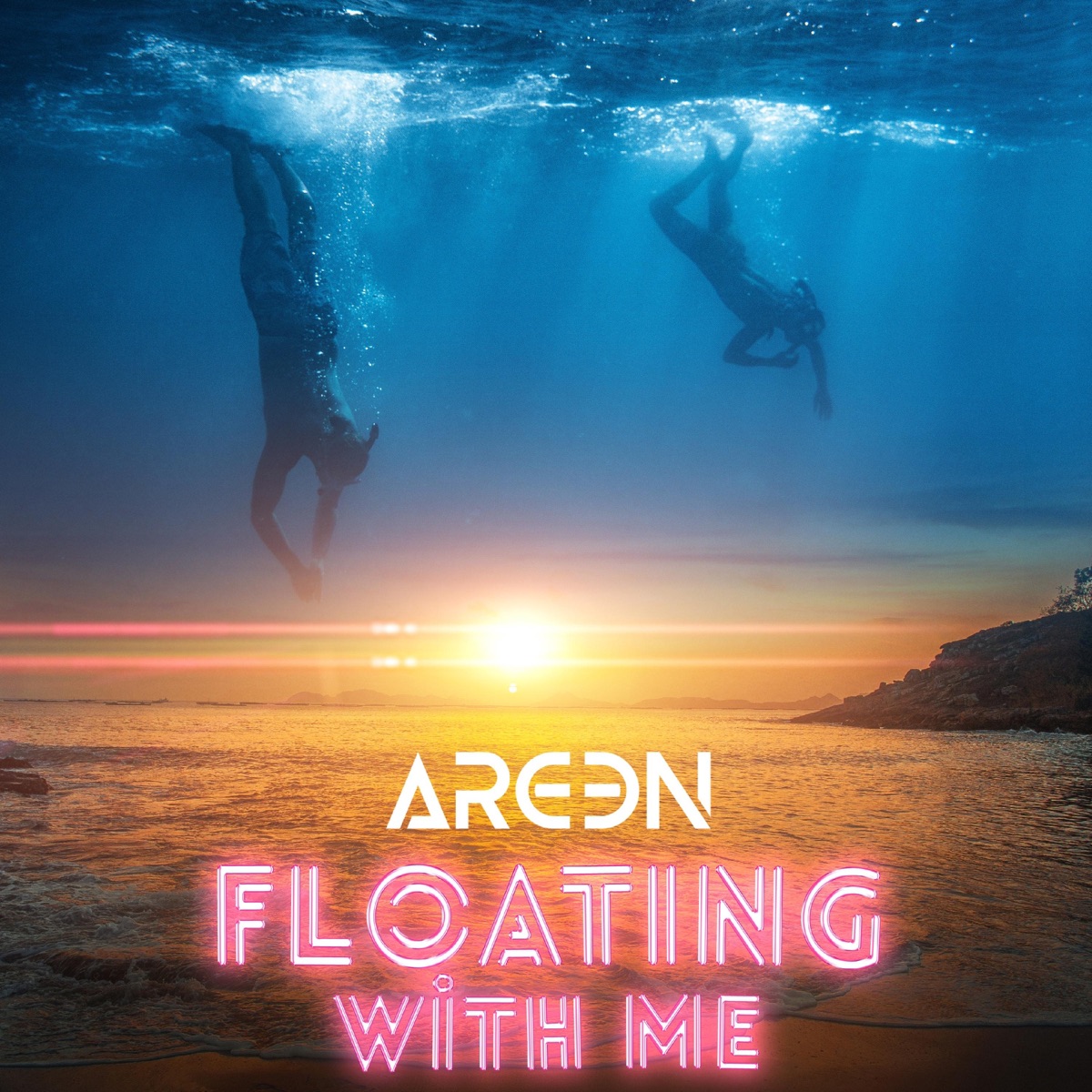 Floating with Me - Single by Areen album cover