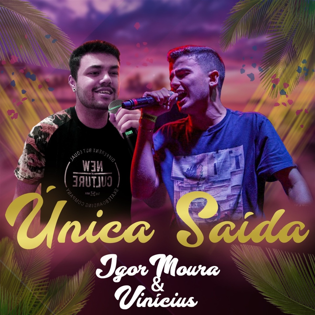 Única Saída (Ao Vivo) [feat. Vinícius] - Single by Igor Moura album cover