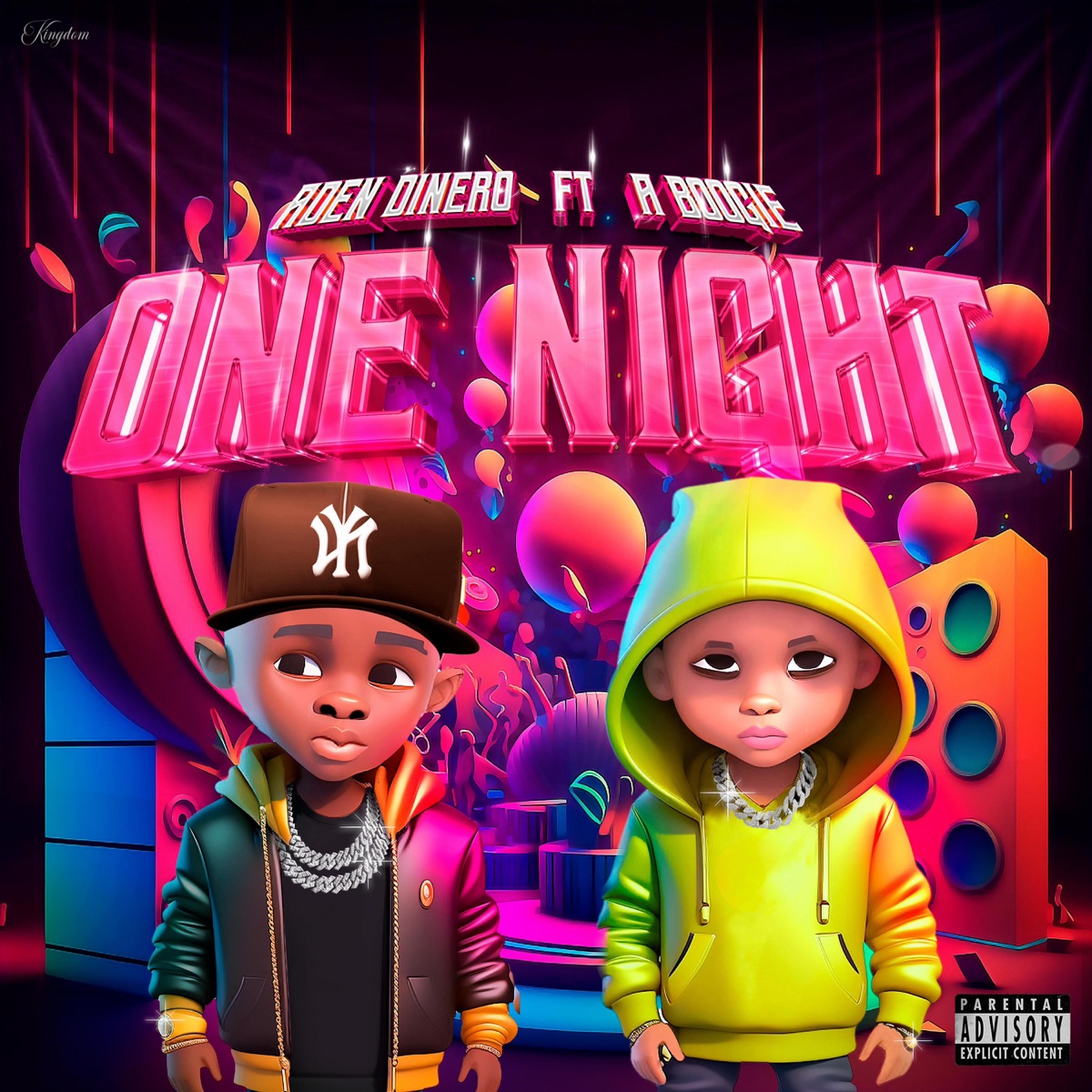 One Night (feat. A Boogie Wit da Hoodie) - Single by Aden Dinero album cover artwork