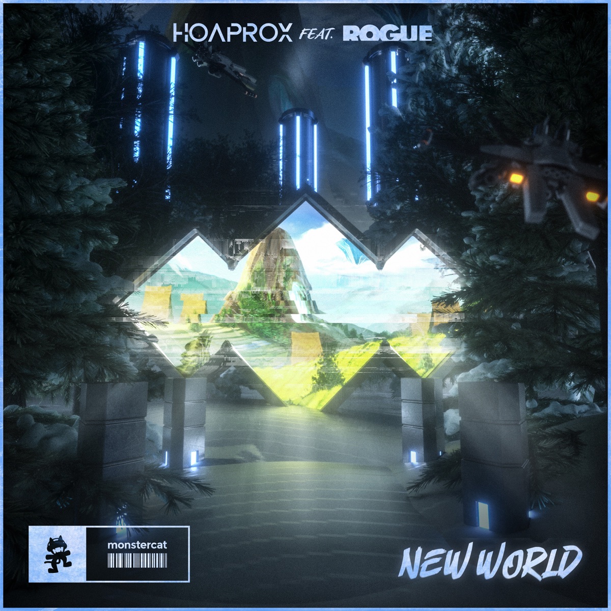 New World (feat. Rogue) - Single by Hoaprox album cover