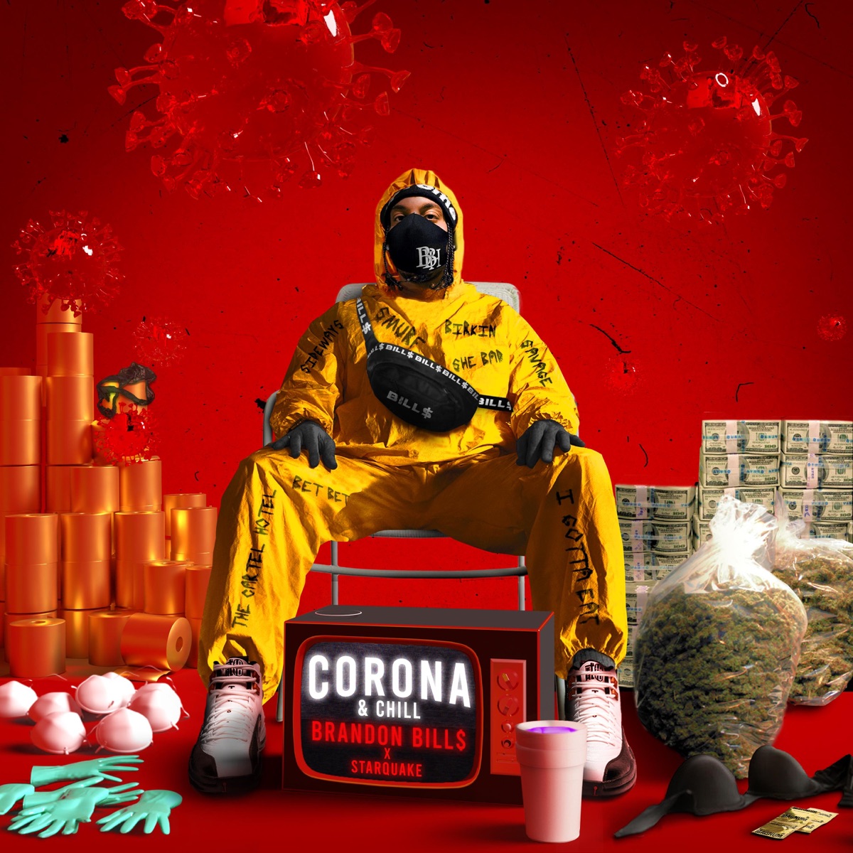 Corona and Chill by Brandon Bill$ & Starquake album cover