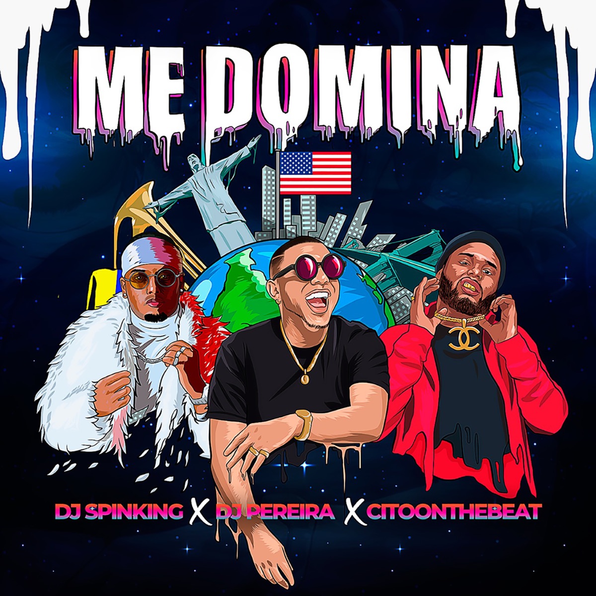 Me Domina - Single by DJ SPINKING, DJ PEREIRA & Citoonthebeat album cover