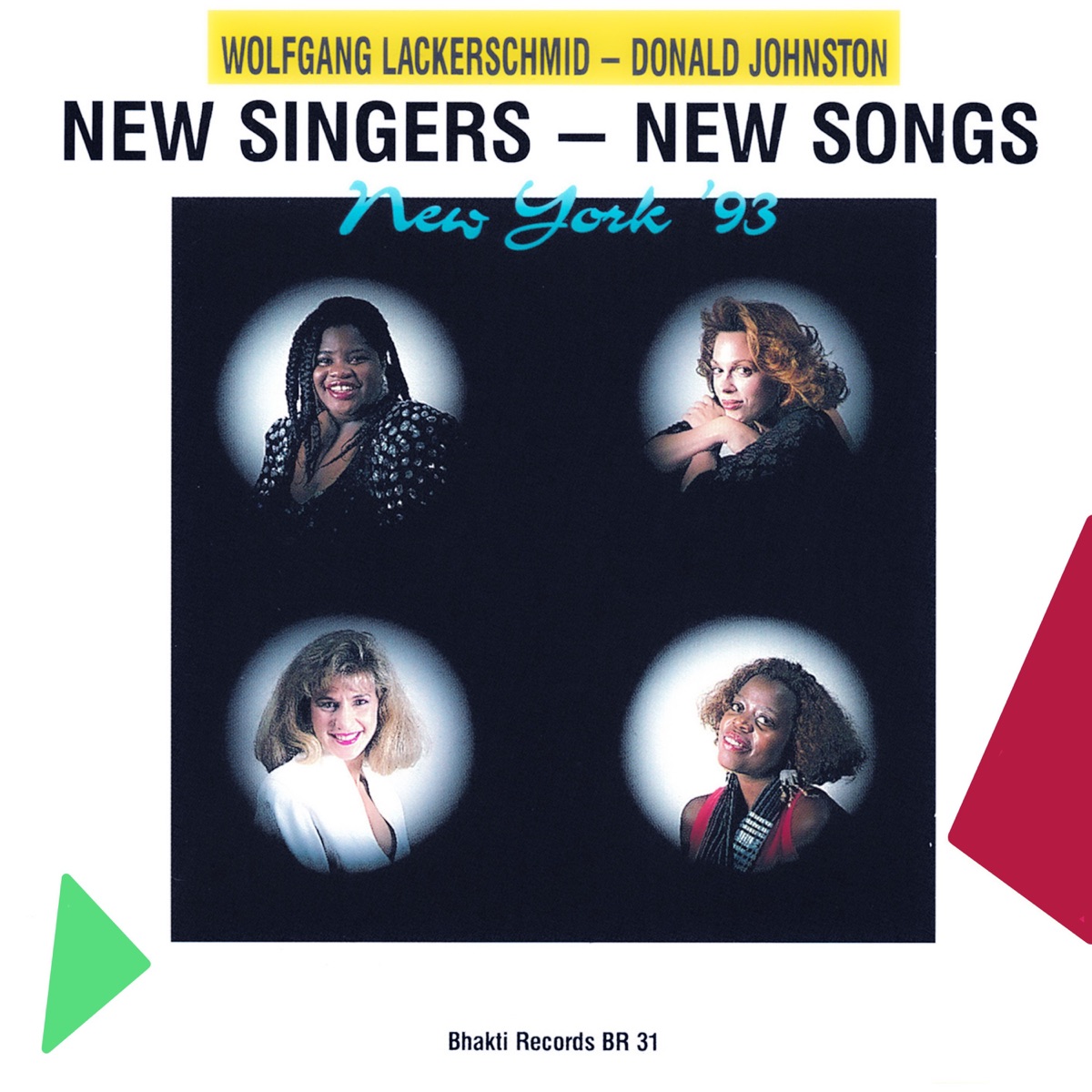 New Singers - New Songs 1993 by Wolfgang Lackerschmid & Donald Johnston album cover