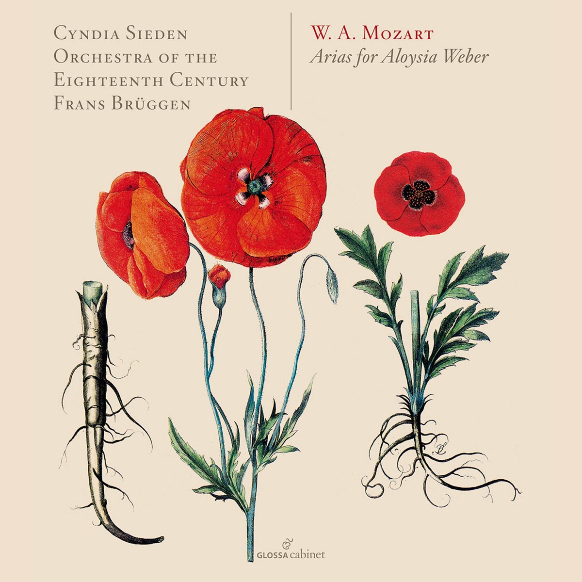 Arias for Aloysia Weber by Cyndia Sieden, Orchestra of the 18th Century & Frans Brüggen album cover
