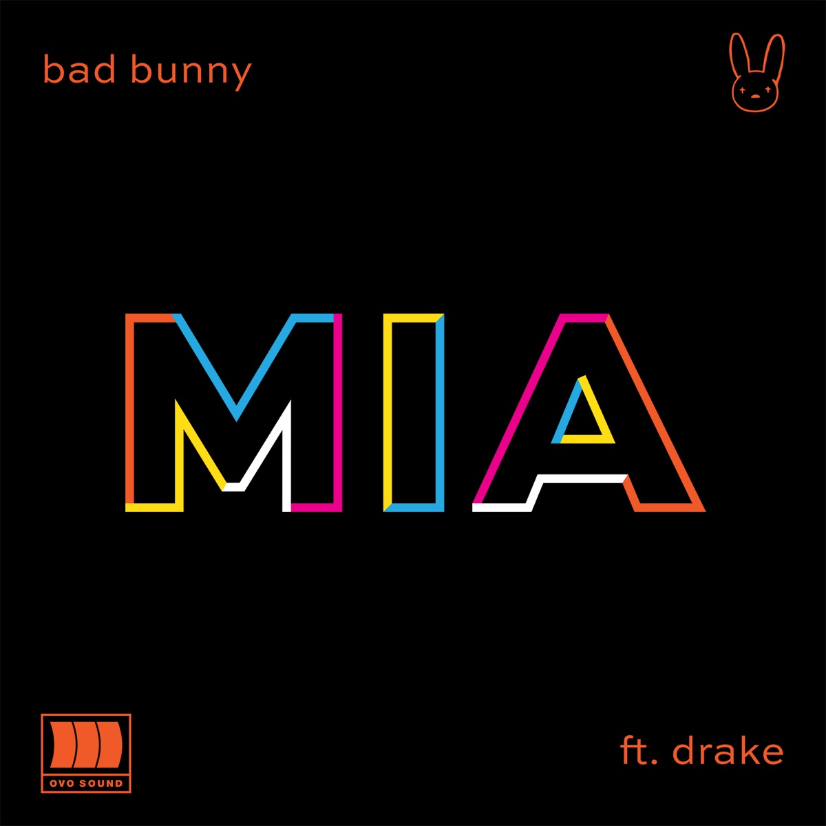 MIA (feat. Drake) - Single by Bad Bunny album cover artwork