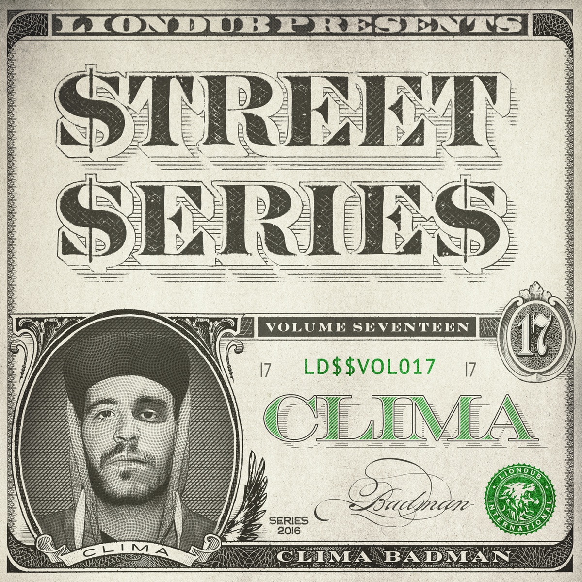 Liondub Street Series, Vol. 17 - Badman - EP by Clima album cover
