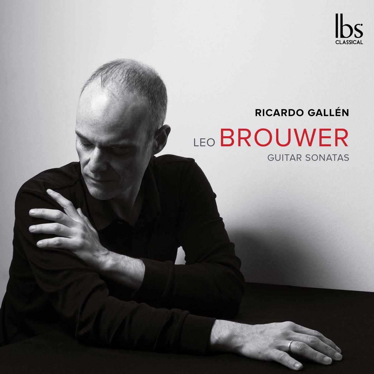 Leo Brouwer: Guitar Sonatas by Ricardo Gallén album cover