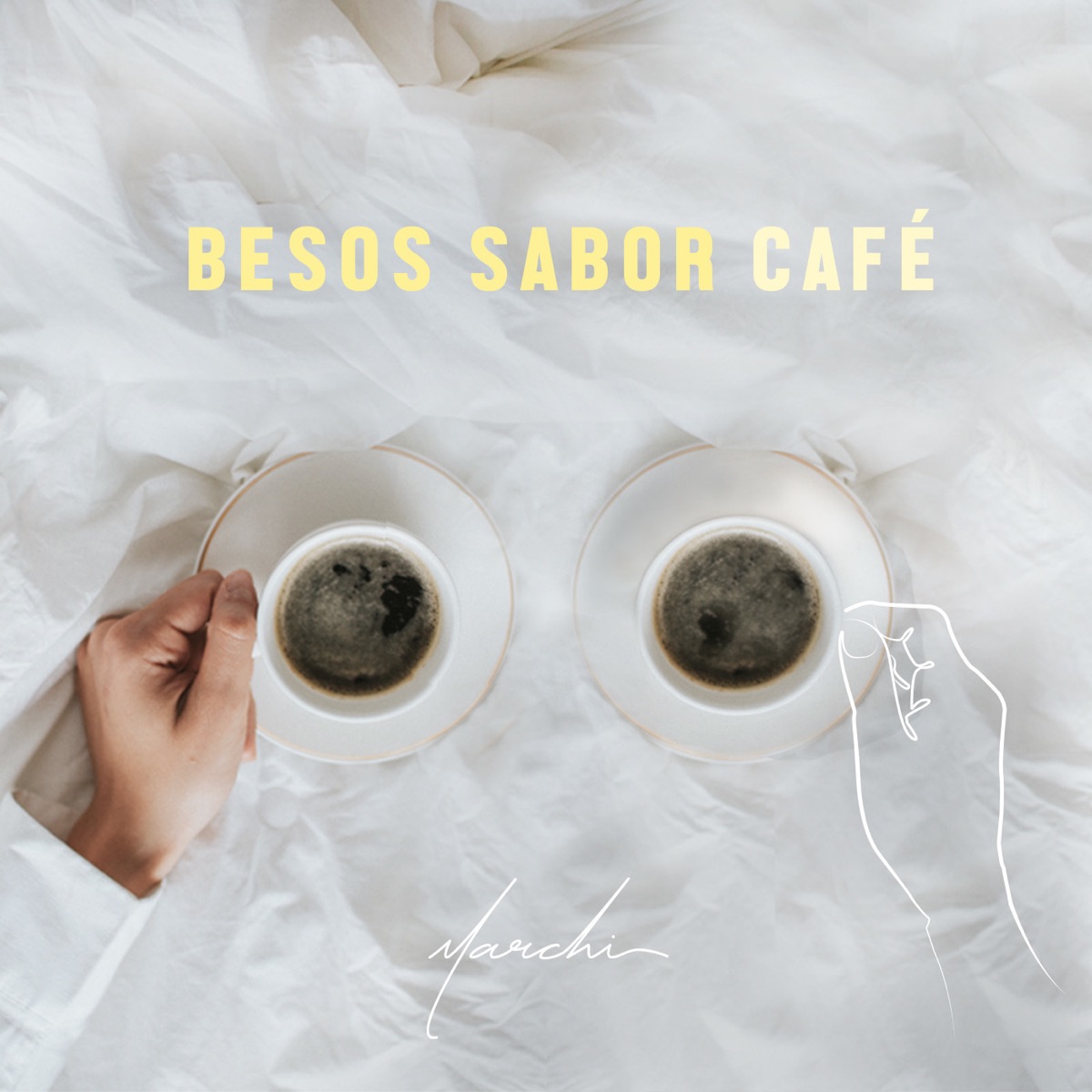 Besos Sabor Café - Single by Marchi album cover