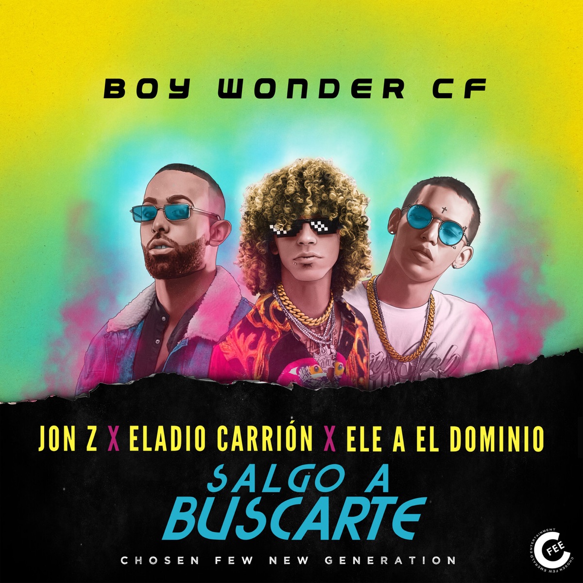 Salgo a Buscarte (feat. Ele a el Dominio & Boy Wonder CF) - Single by Jon Z & Eladio Carrión album cover