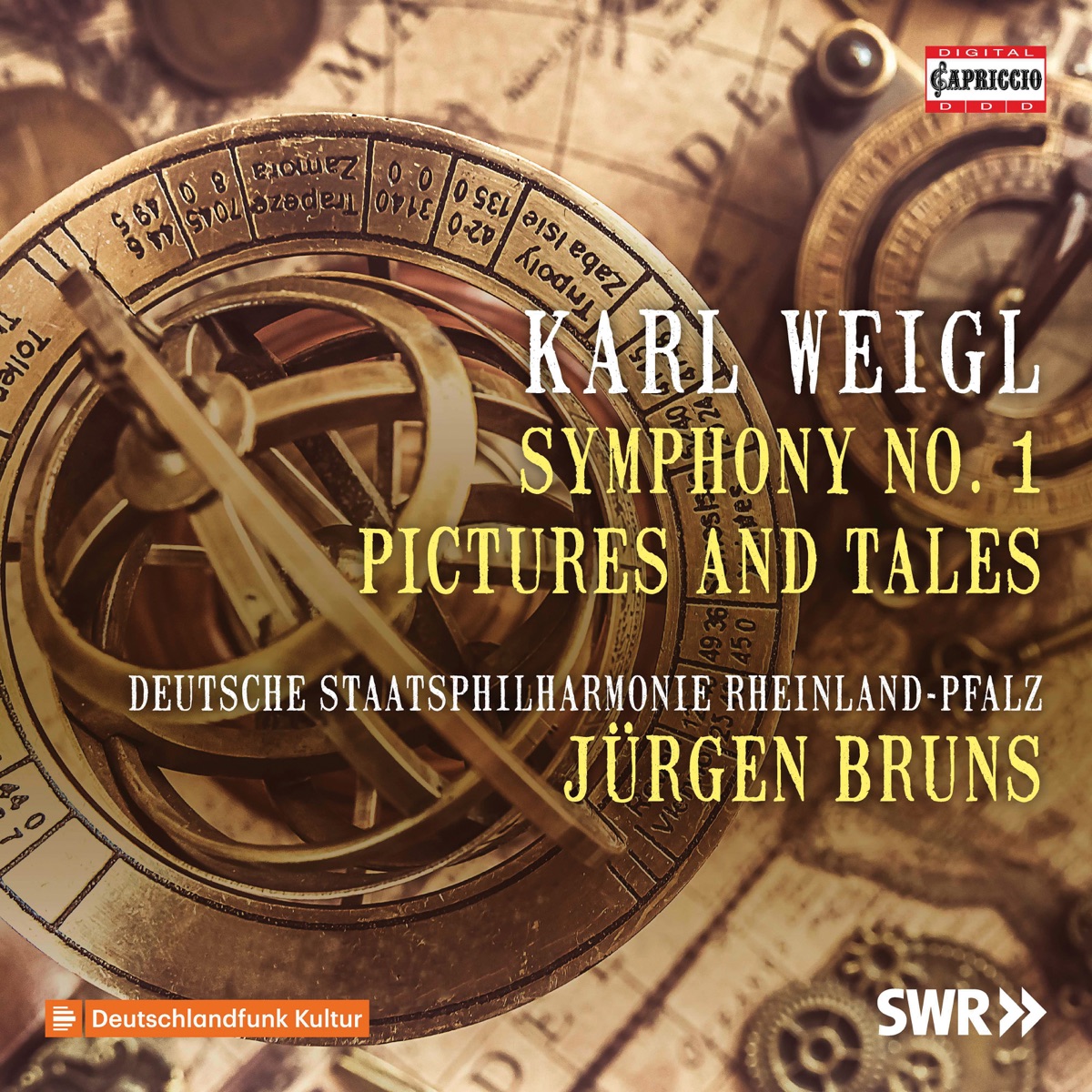 Weigl: Symphony No. 1 in E Major, Op. 5 & Pictures and Tales Suite by Deutsche Staatsphilharmonie Rheinland-Pfalz & Jürgen Bruns album cover