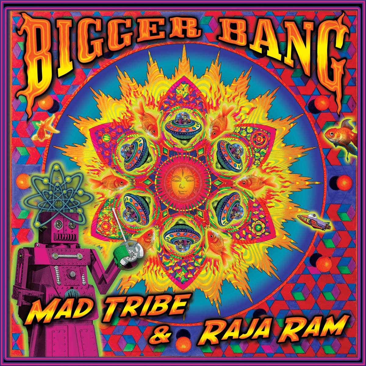 Bigger Bang - EP by Mad Tribe & Raja Ram album cover