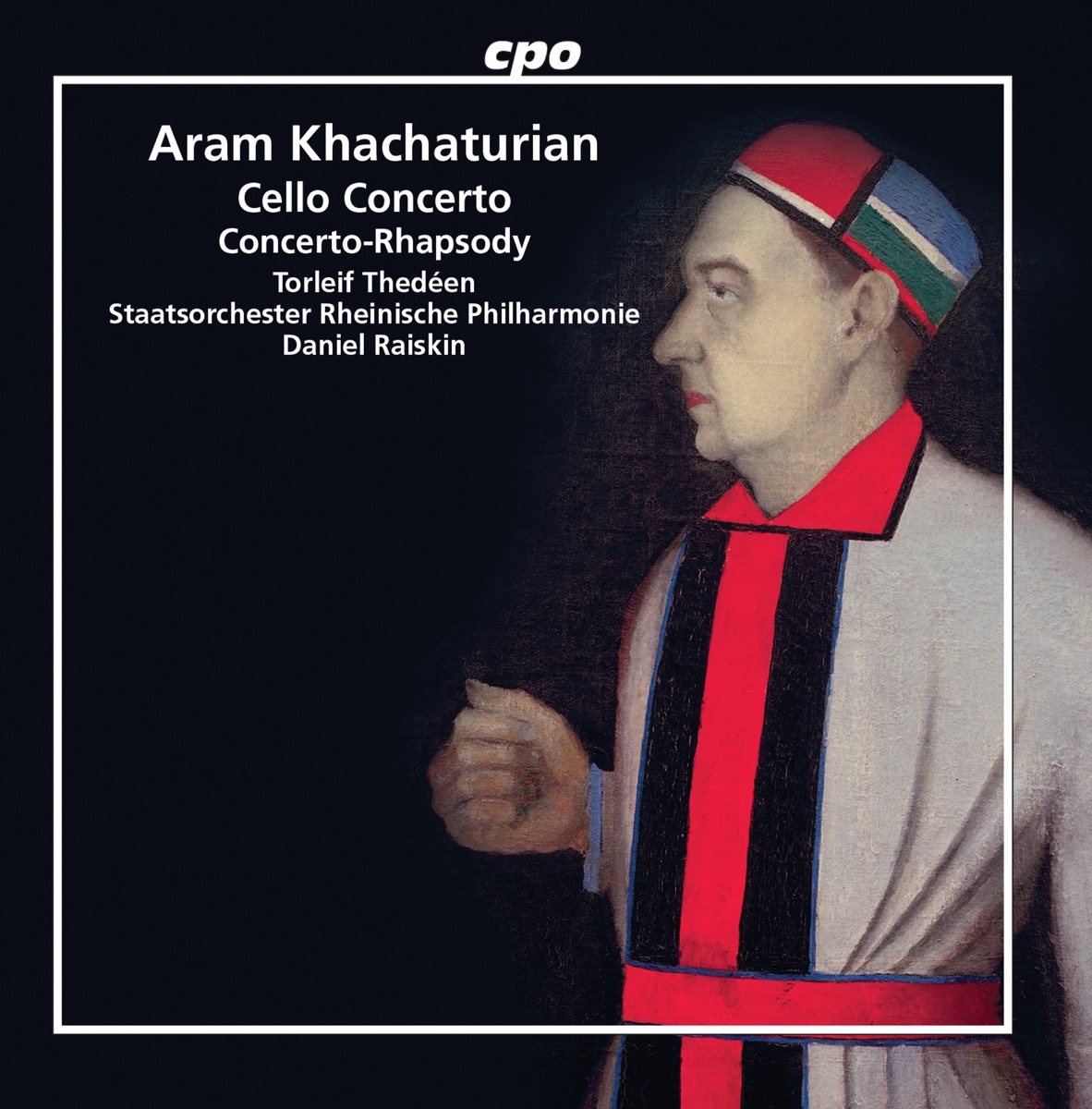 Khachaturian: Cello Concerto in E Minor & Concerto-Rhapsody for Piano & Orchestra by Torleif Thedéen, Staatsorchester Rheinische Philharmonie & Daniel Raiskin album cover