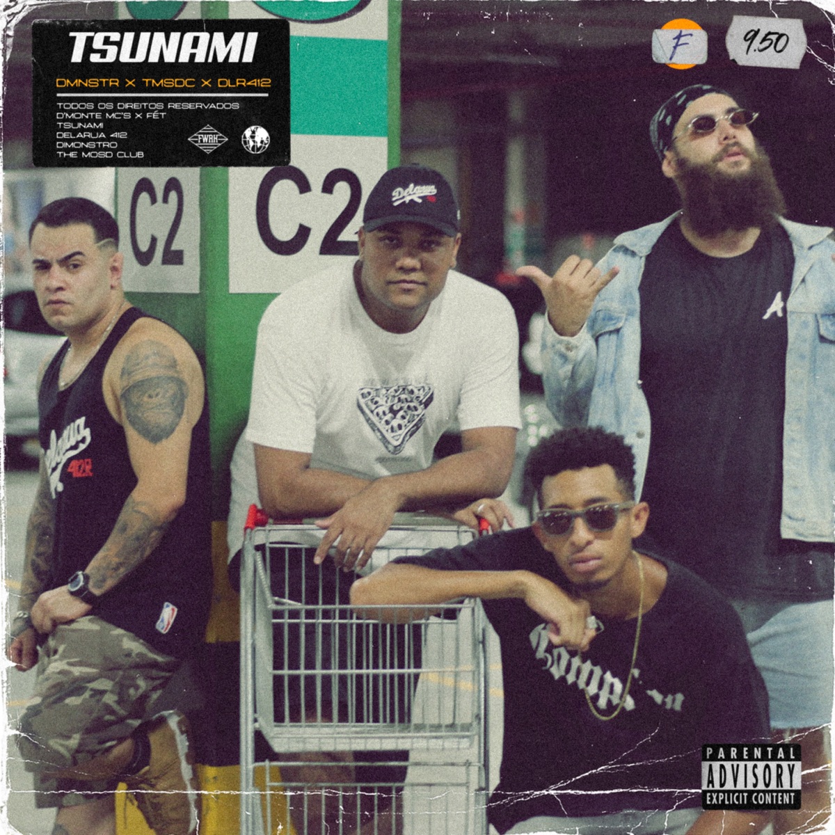 Tsunami (feat. Fet) - Single by D'Monte Mc's album cover