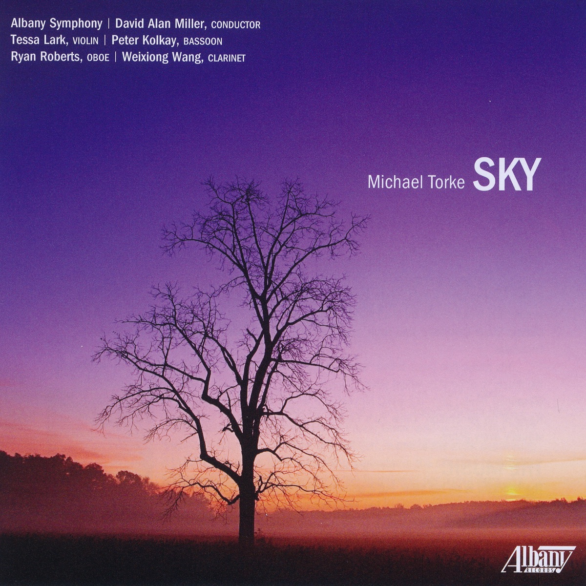 Sky by Albany Symphony Orchestra, David Alan Miller & Albany Symphony album cover