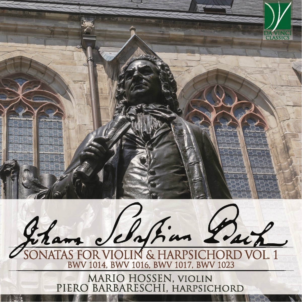 Johann Sebastian Bach: Sonatas for Violin & Harpsichord, Vol. 1 by Mario Hossen & Piero Barbareschi album cover