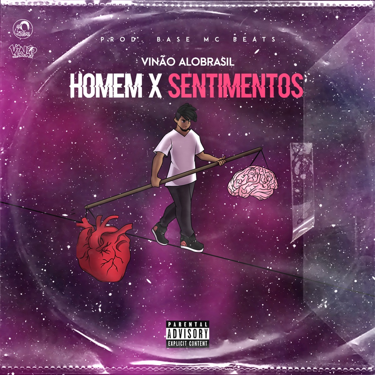 Homem X Sentimentos - Single by Vinão Alobrasil album cover
