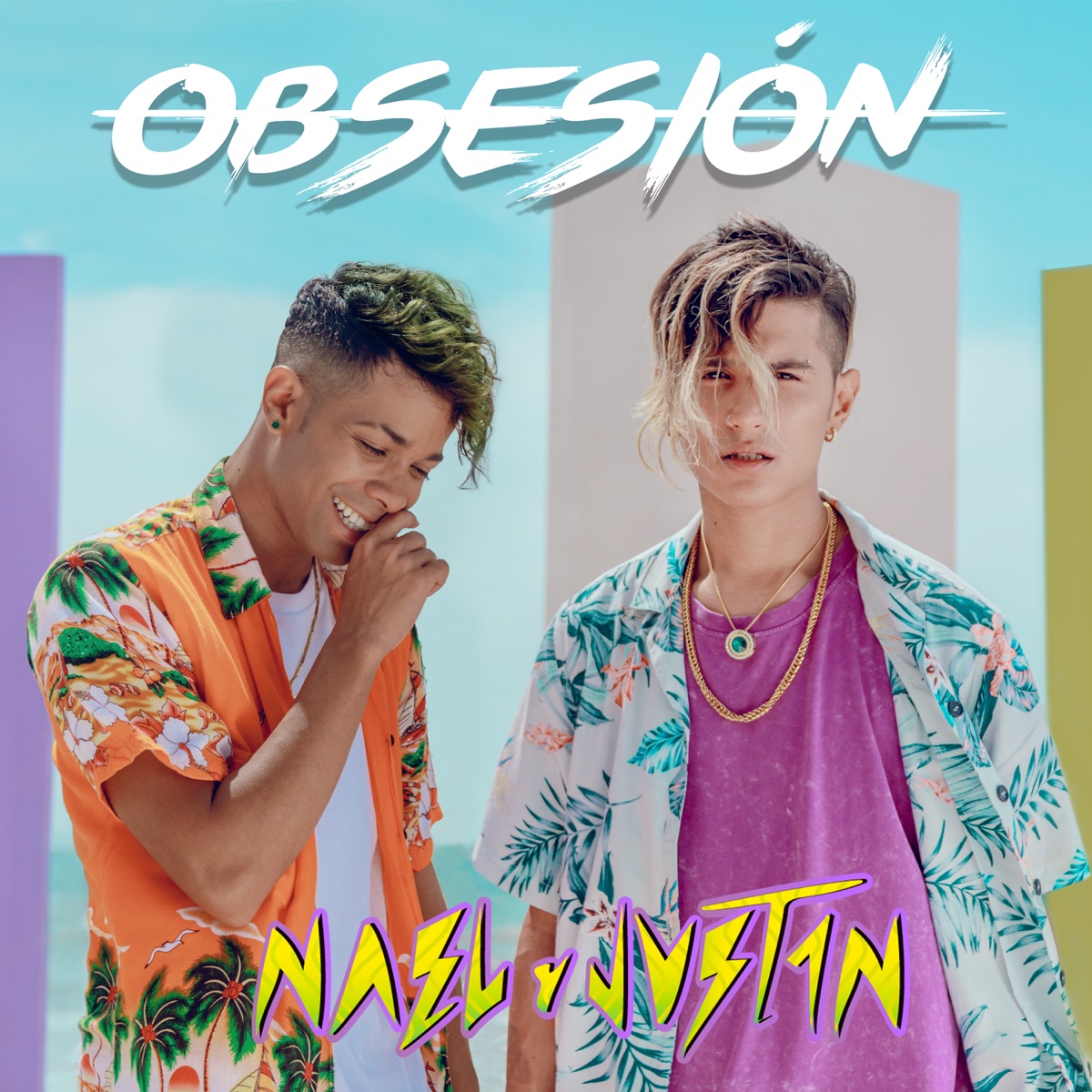 Obsesión - Single by Nael y Justin album cover