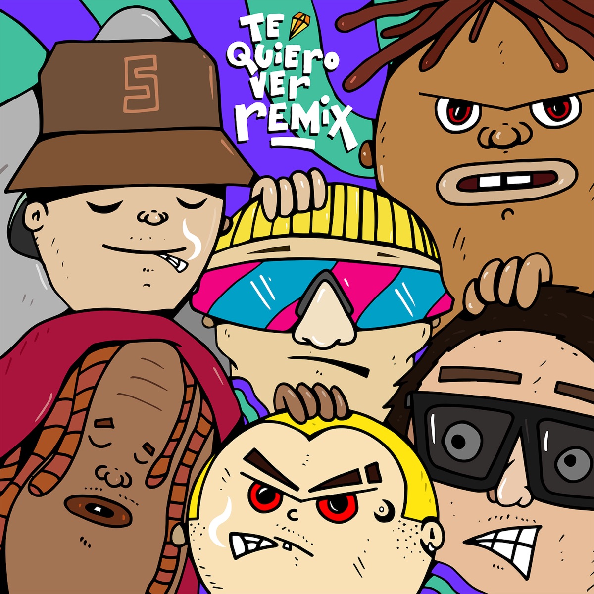 Te Quiero Ver (Remix) [feat. Polima WestCoast, Young Cister, Akapellah & Stailok] - Single by Ceaese & Utopiko album cover