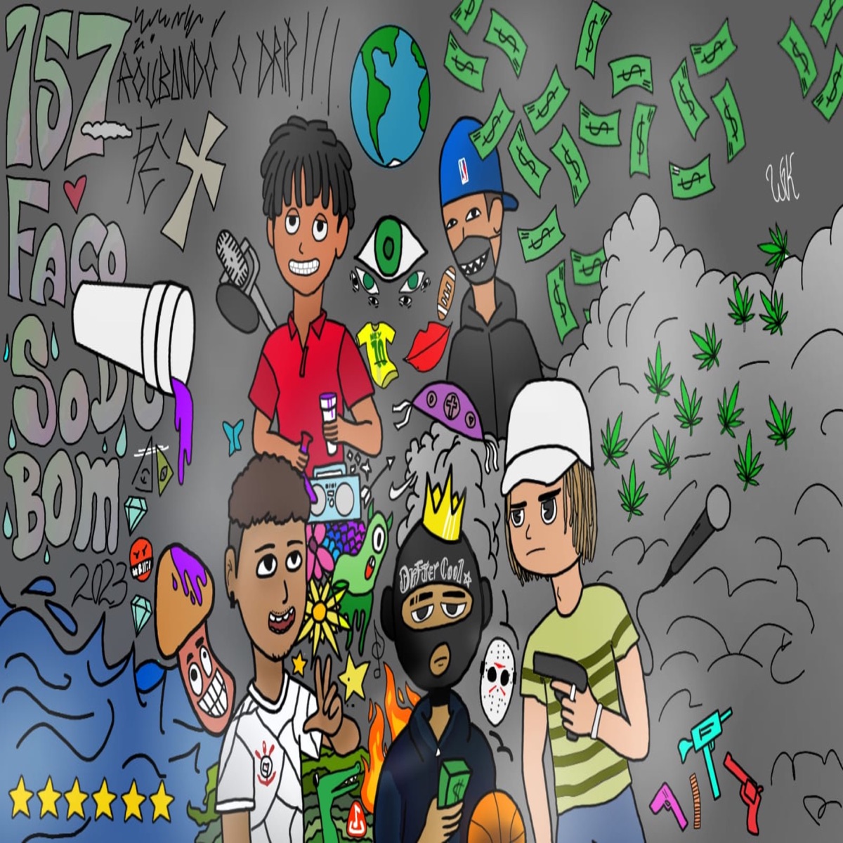 Roubando o Drip - Single by EU LOP3S, Emize Mc, Storm4lonw & Eae2J album cover