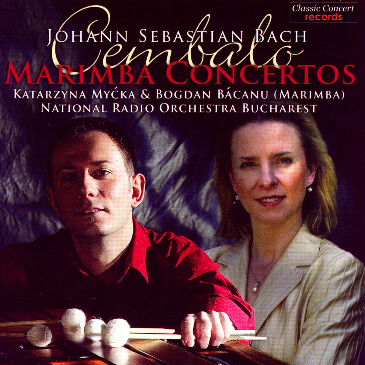 J. S. Bach - Marimba Concertos by Bogdan Bacanu album cover