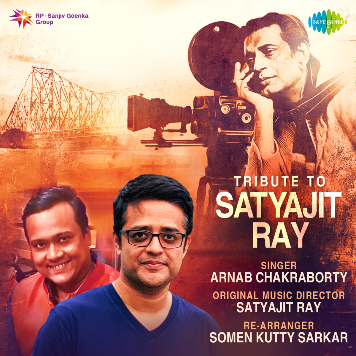 Tribute To Satyajit Ray - Single by Arnab Chakraborty album cover